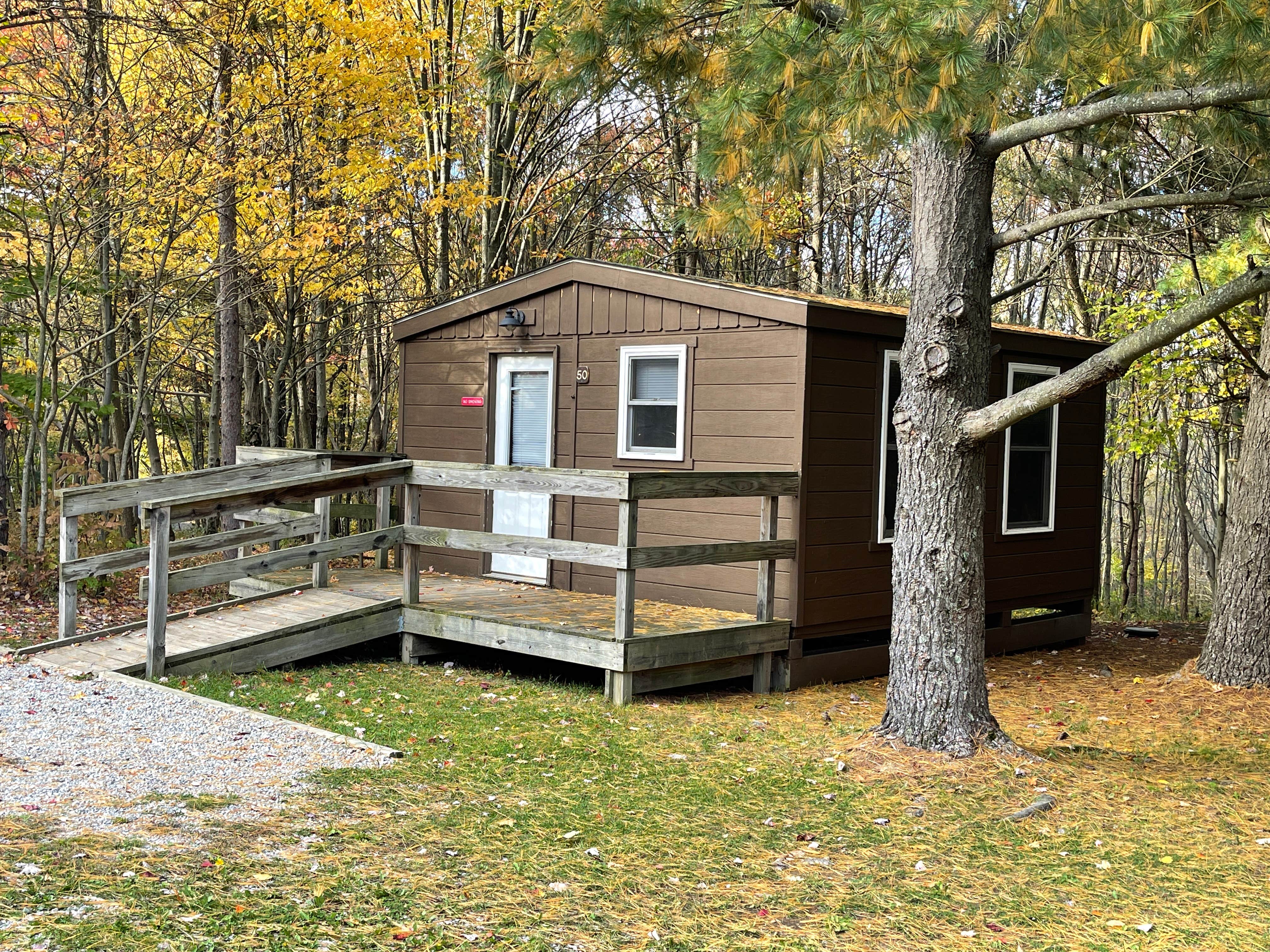 Lee D.'s photo of a cabin at Tomlinson Run State Park Campground near Slippery Rock, PA