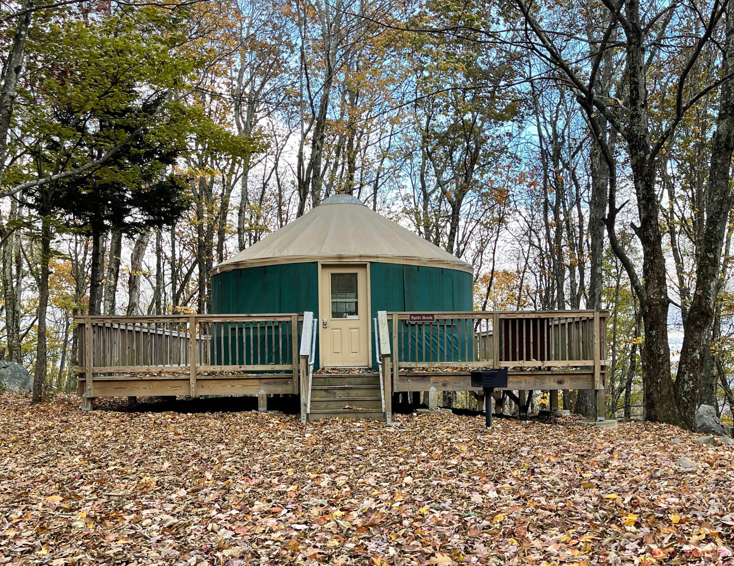 Lee D.'s photo of glamping accommodations at Hickory Ridge Campground — Grayson Highlands State Park near Cleveland, VA