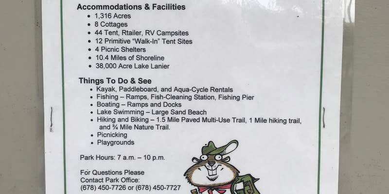 Camper submitted image from Don Carter State Park Campground