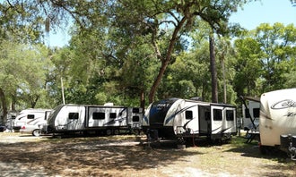 Camping near Lodge at historic Lebanon Station: Eleanor Oaks RV Park, Yankeetown, Florida