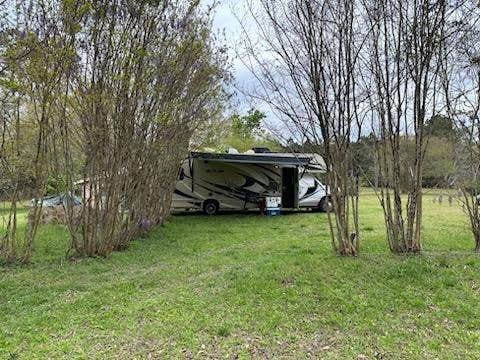 Terri G.'s photo of rv camping at 20 private acres in Woodland, GA near Warm Springs, GA
