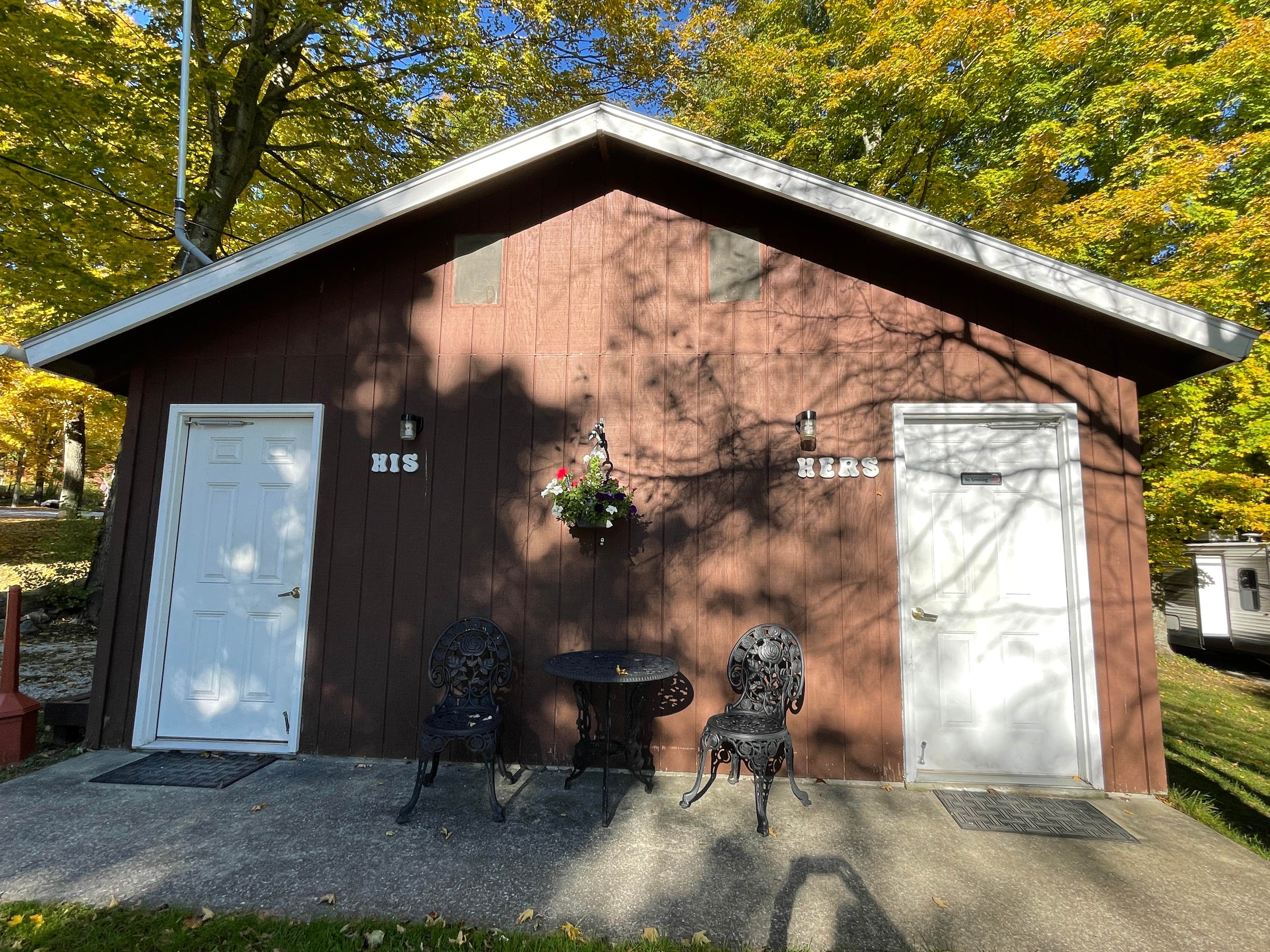 Lee D.'s photo of glamping accommodations at Maple Grove Campground near Lake Elmore, VT