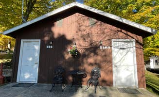 Lee D.'s photo of glamping accommodations at Maple Grove Campground near Plattsburgh, NY