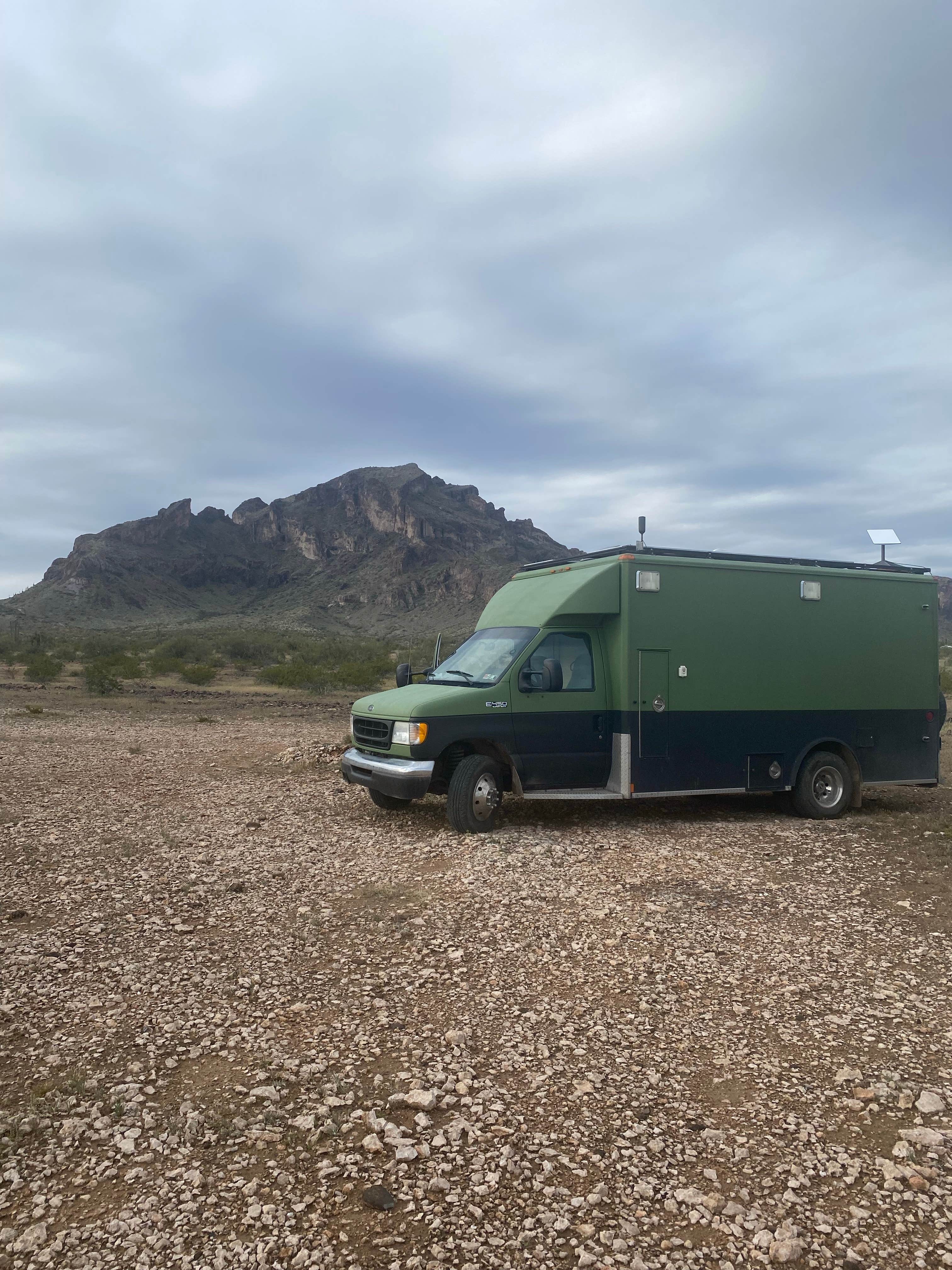 Jamie C.'s photo of rv camping at Saddle Mountain BLM (Tonopah, AZ) near Gila Bend, AZ