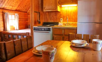 Summit V.'s photo of glamping accommodations at Summit Vacation Resort near Caddo, TX