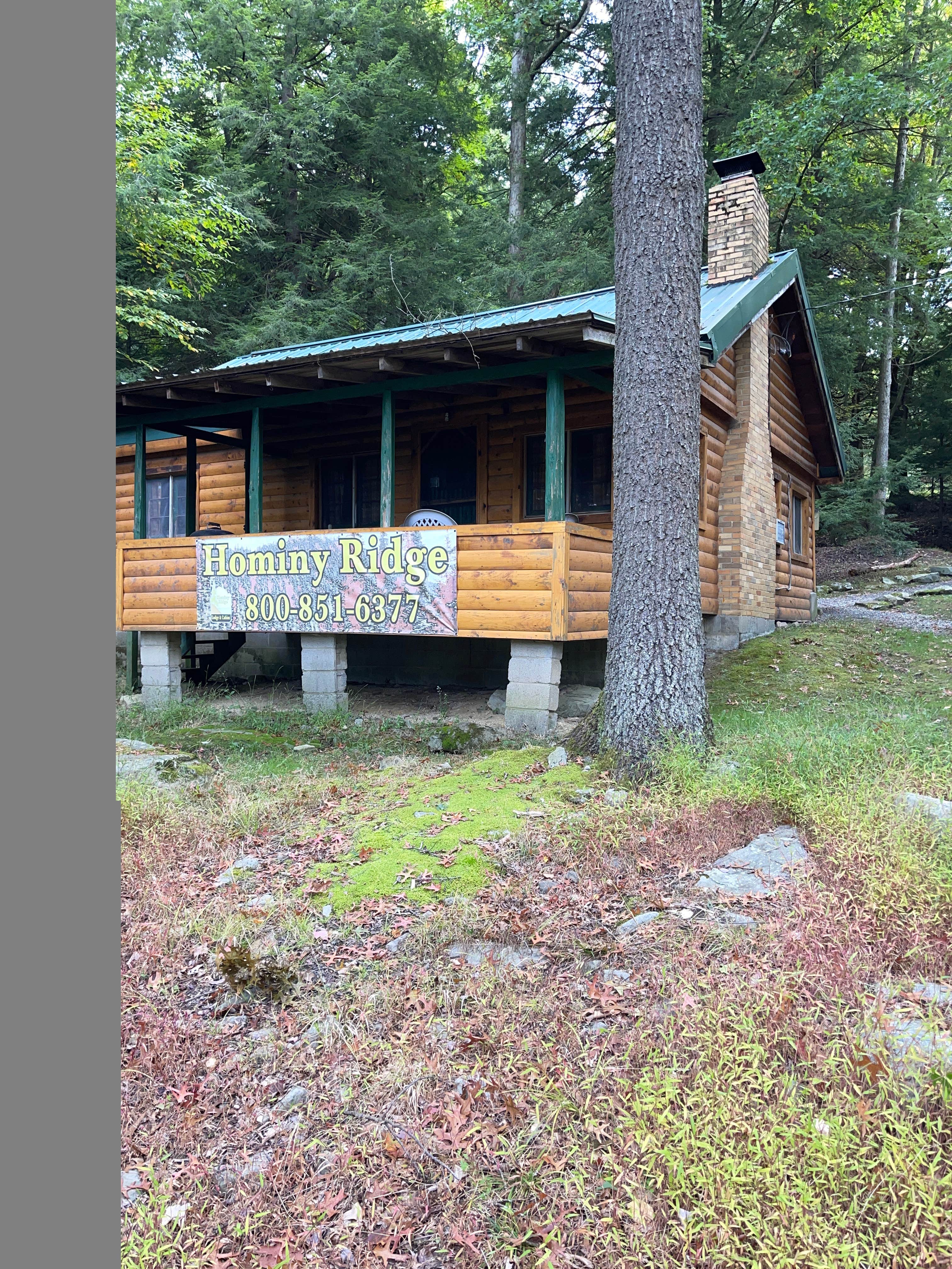 Paula P.'s photo of a cabin at Hominy Ridge Cabins and Gift Shop near Clymer, PA