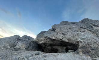 Camping near Pilot Peak Lookout: BLM by Salt Flats - Dispersed Site, Wendover, Utah