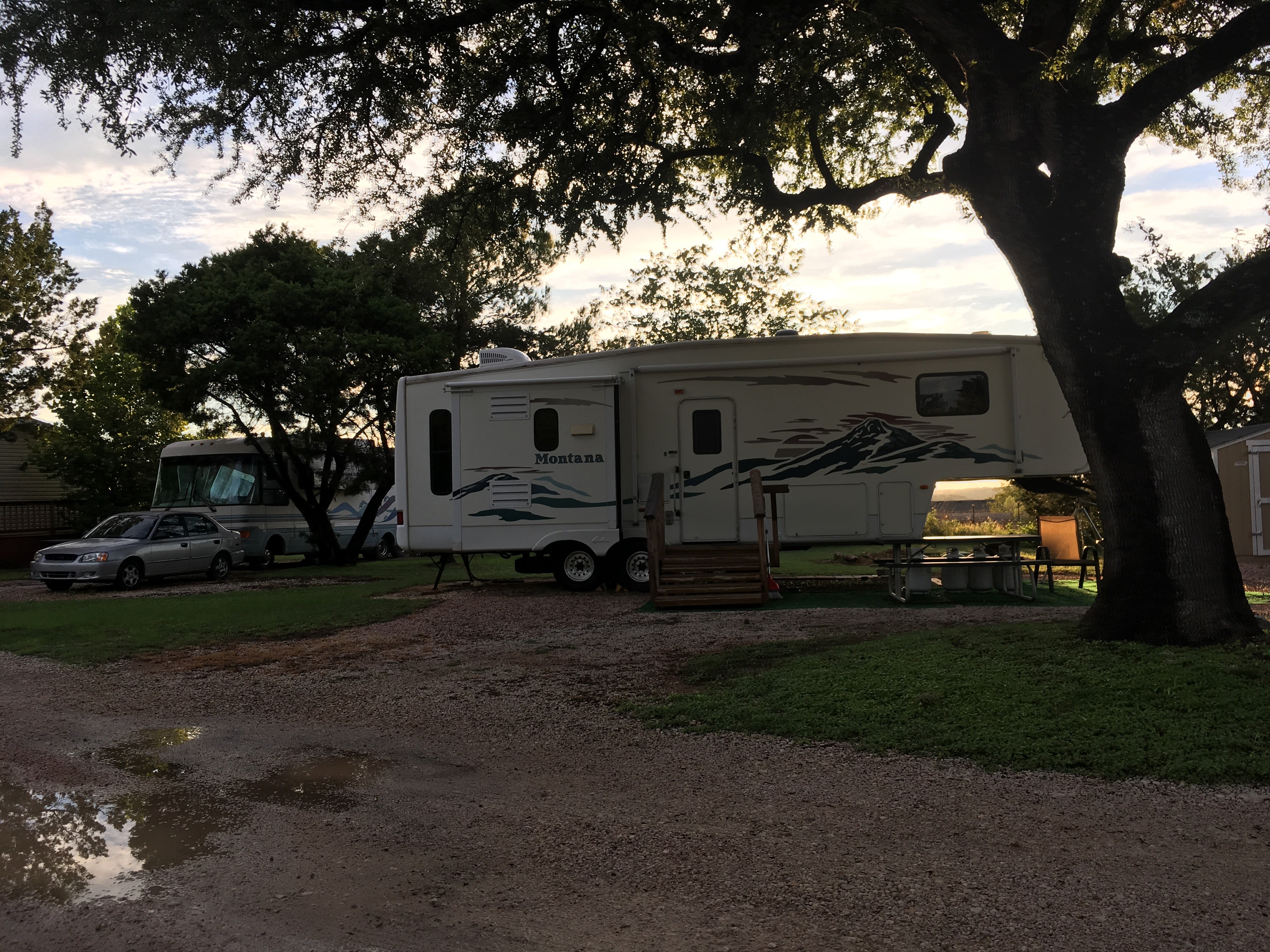 Most of the RV sites are back in sites