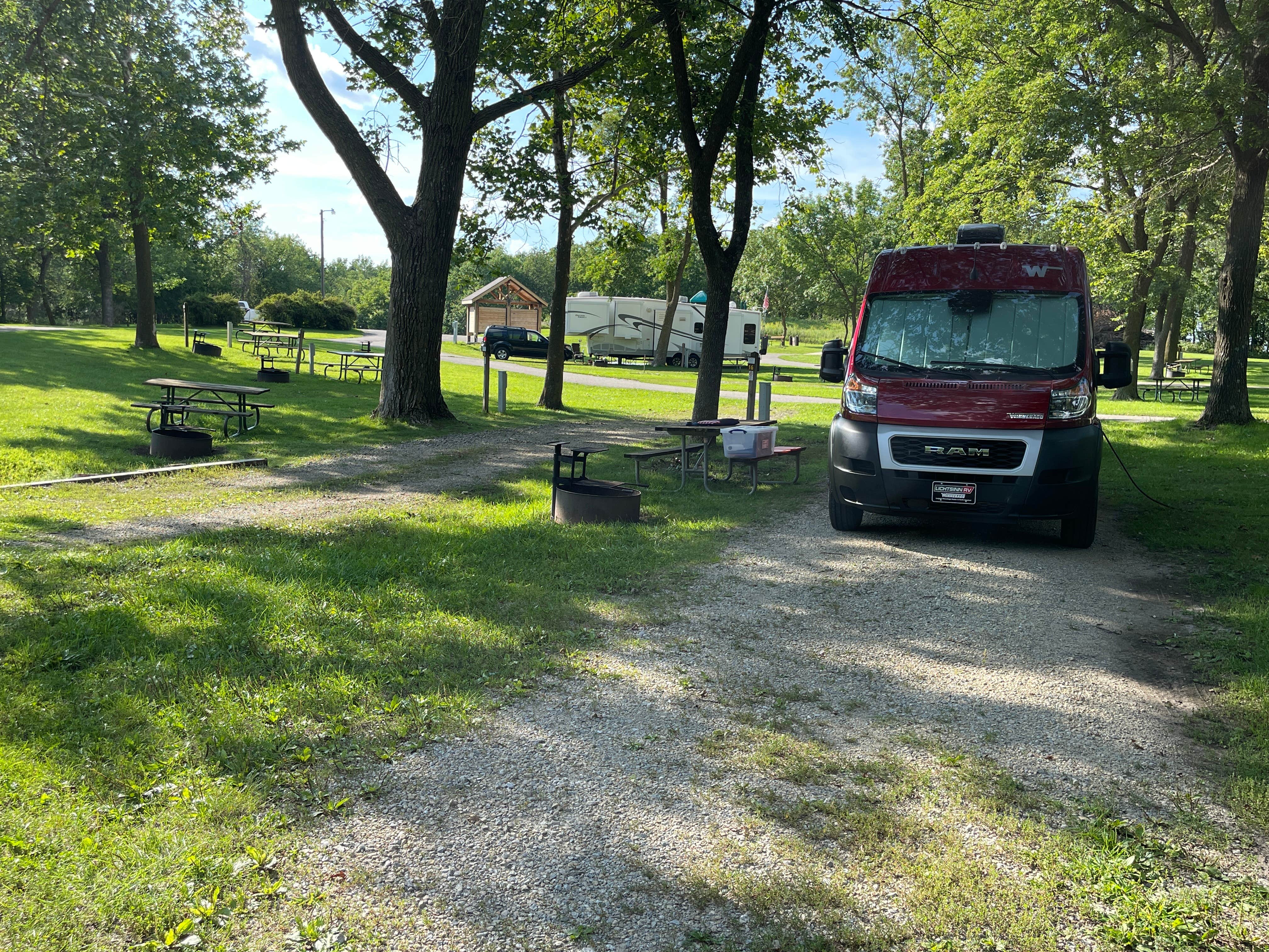 Lee D.'s photo of rv camping at Pilot Knob State Park Campground near Floyd, IA