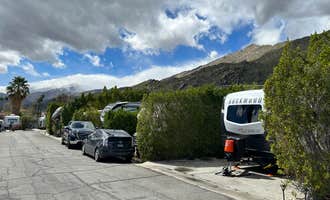 Camping near Joshua Tree, Palm Springs, Coachella Adjacent: Happy Traveler RV Park, Palm Springs, California