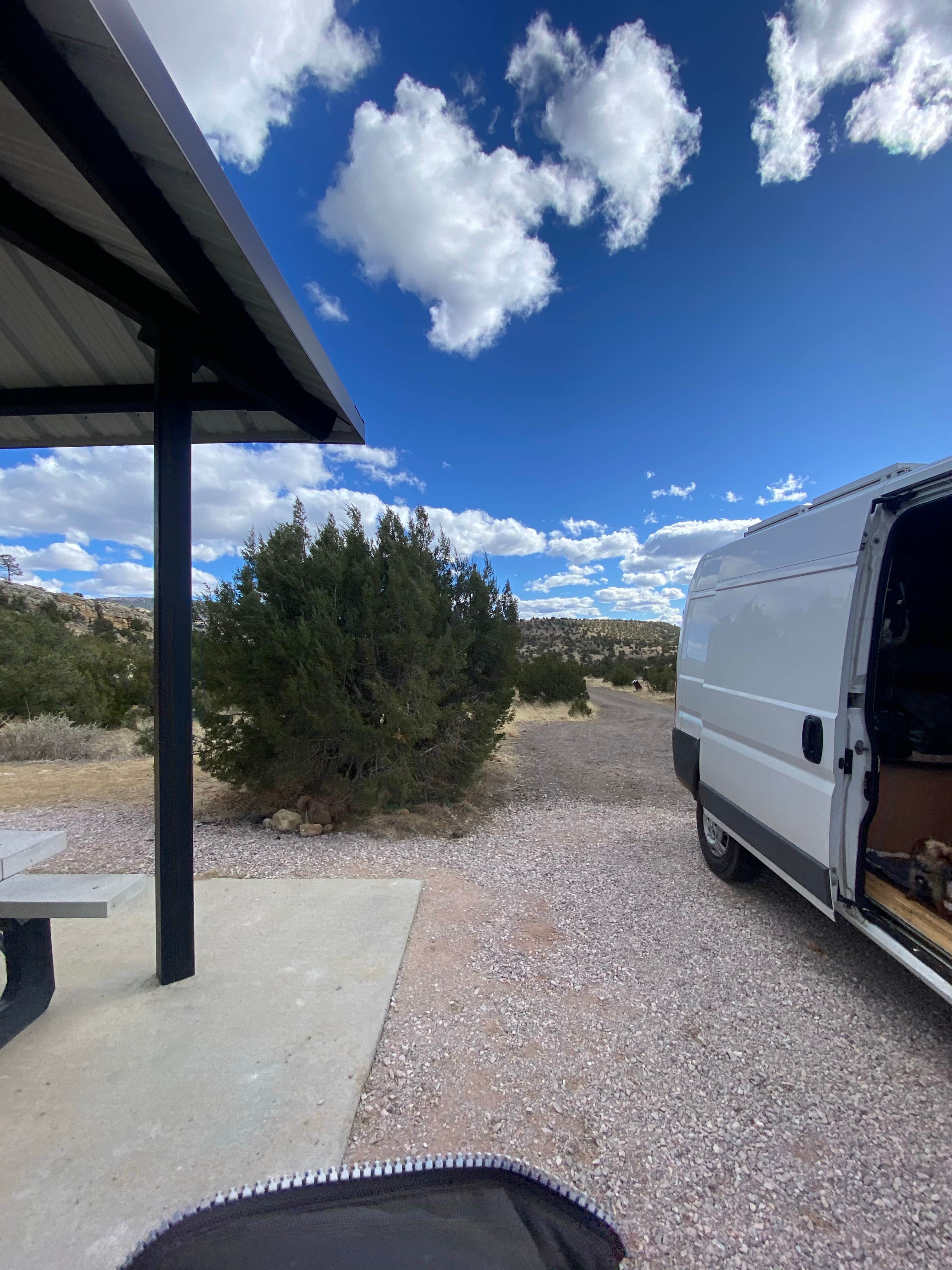 zoe's photo of rv camping at Joe Skeen Campground - El Malpais NCA near Grants, NM