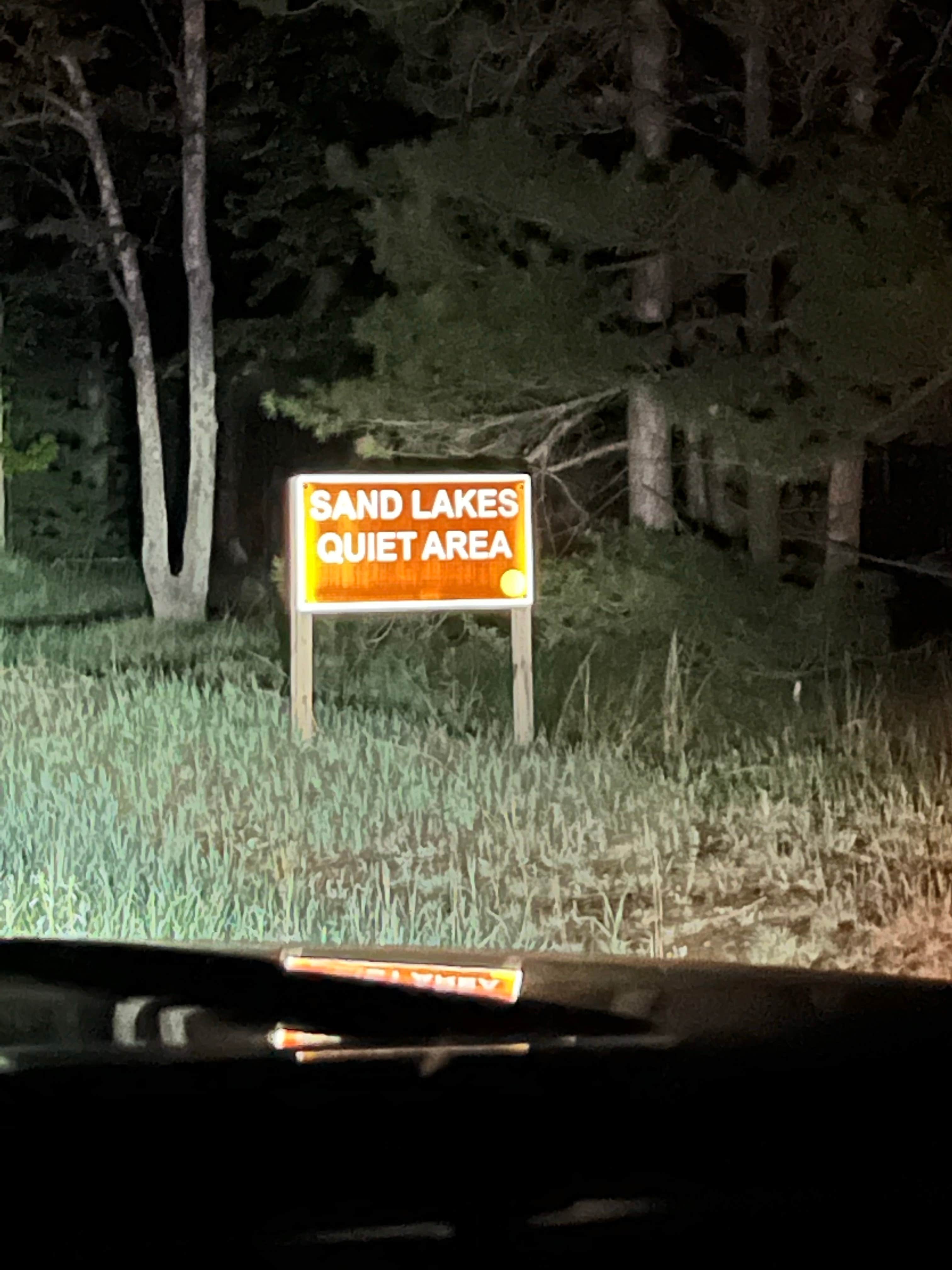 Camper-submitted photo at Sand Lakes Quiet Area Backcountry Campsites near Kingsley, MI