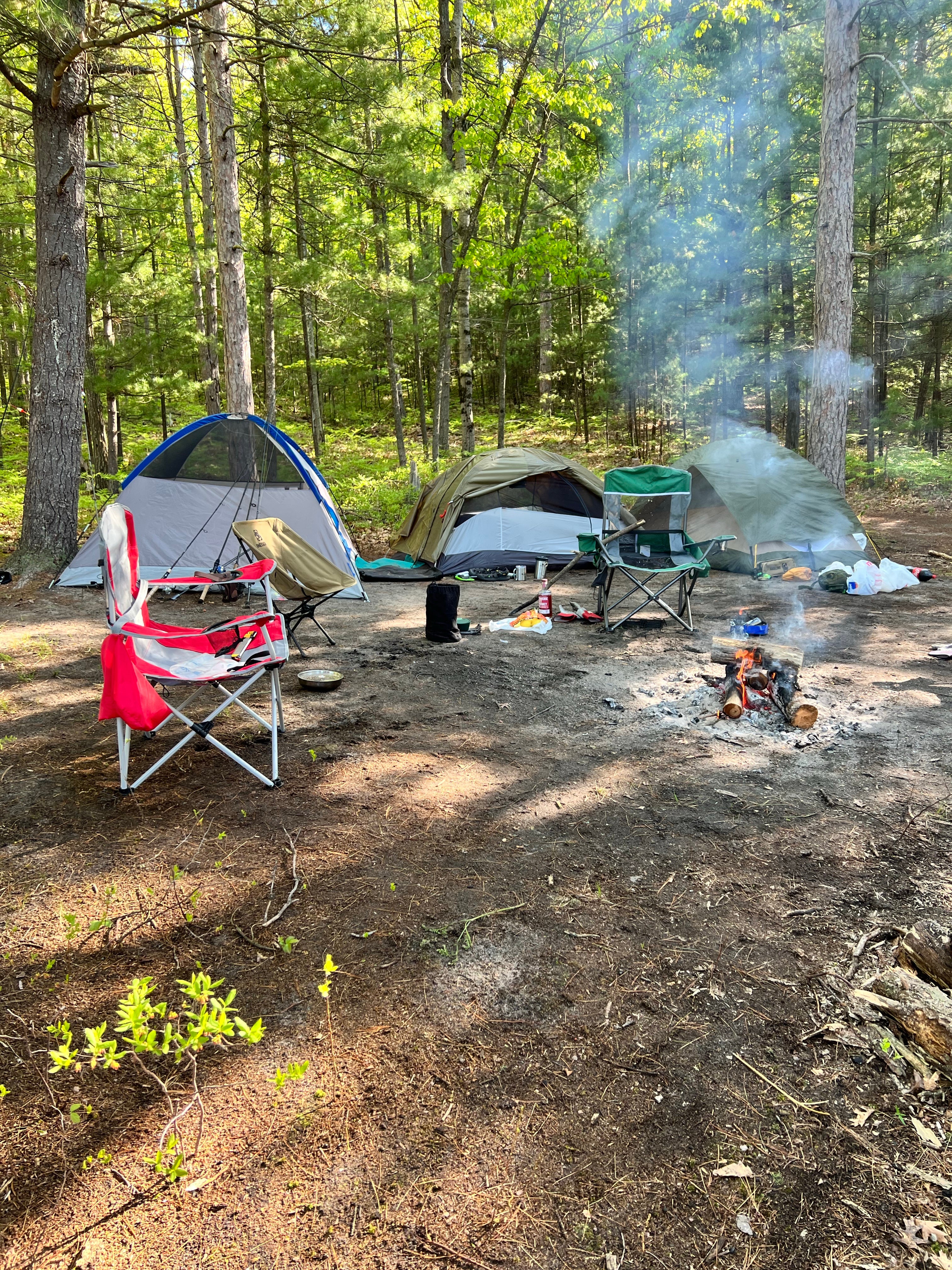 Camper submitted image from Sand Lakes Quiet Area Backcountry Campsites - 1