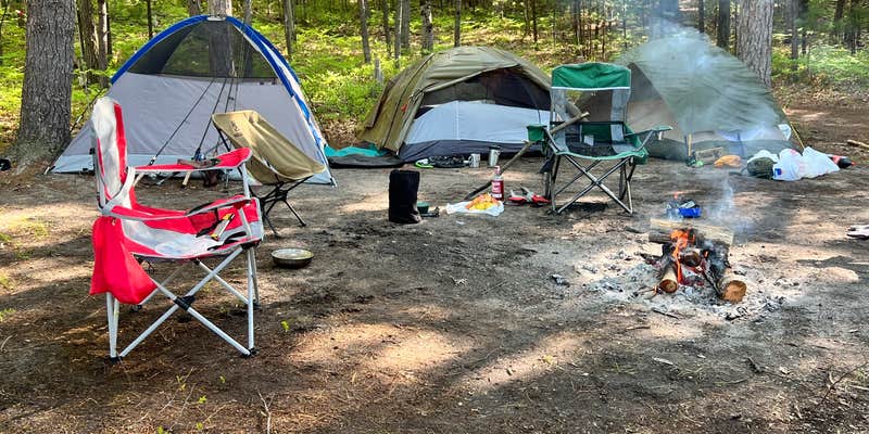 Camper submitted image from Sand Lakes Quiet Area Backcountry Campsites