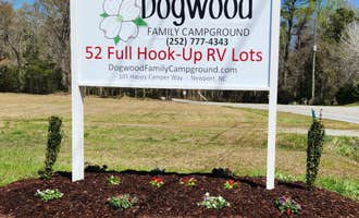 Camping near Dixon Landing RV Resort: Dogwood Family Campground, Newport, North Carolina