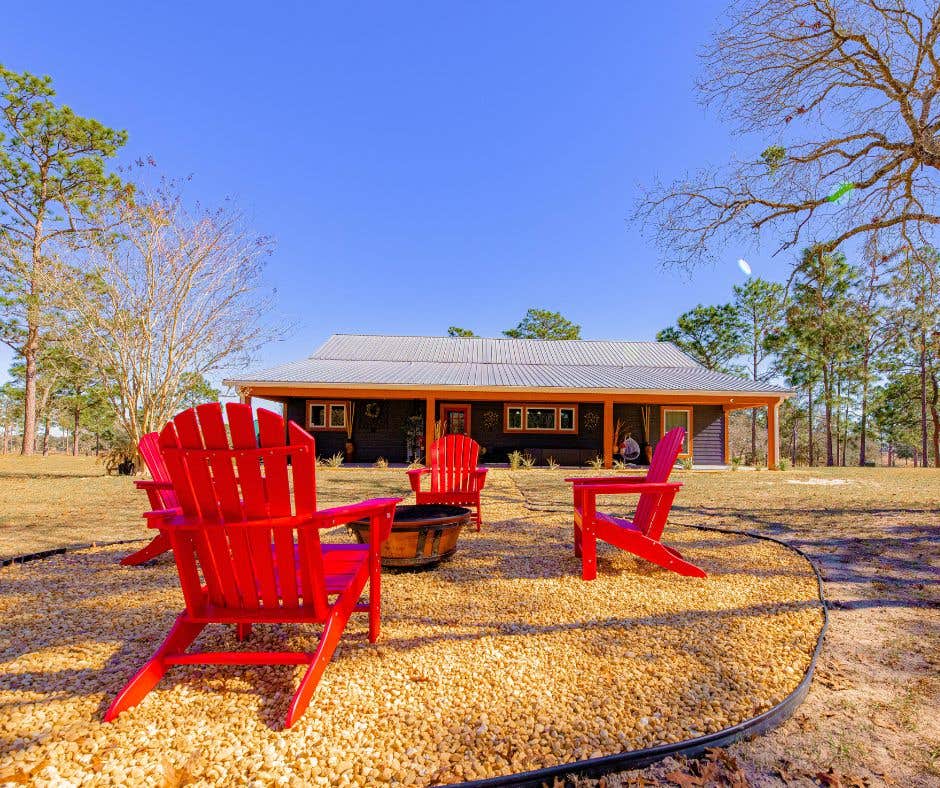 Camper-submitted photo at Red Door Cottage Farmhouse near Williston, FL