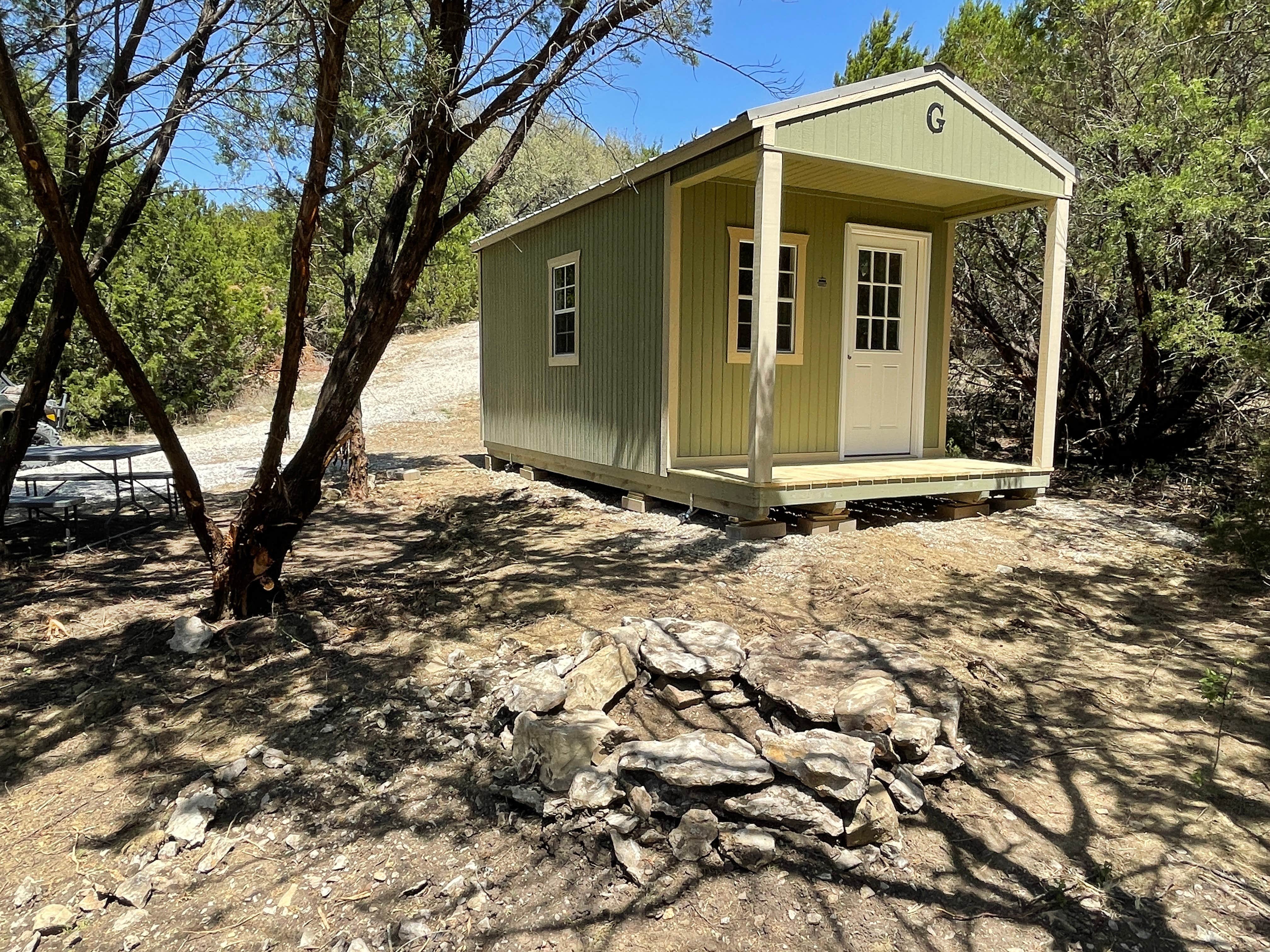James A.'s photo of a cabin at Lake Godstone near Graford, TX