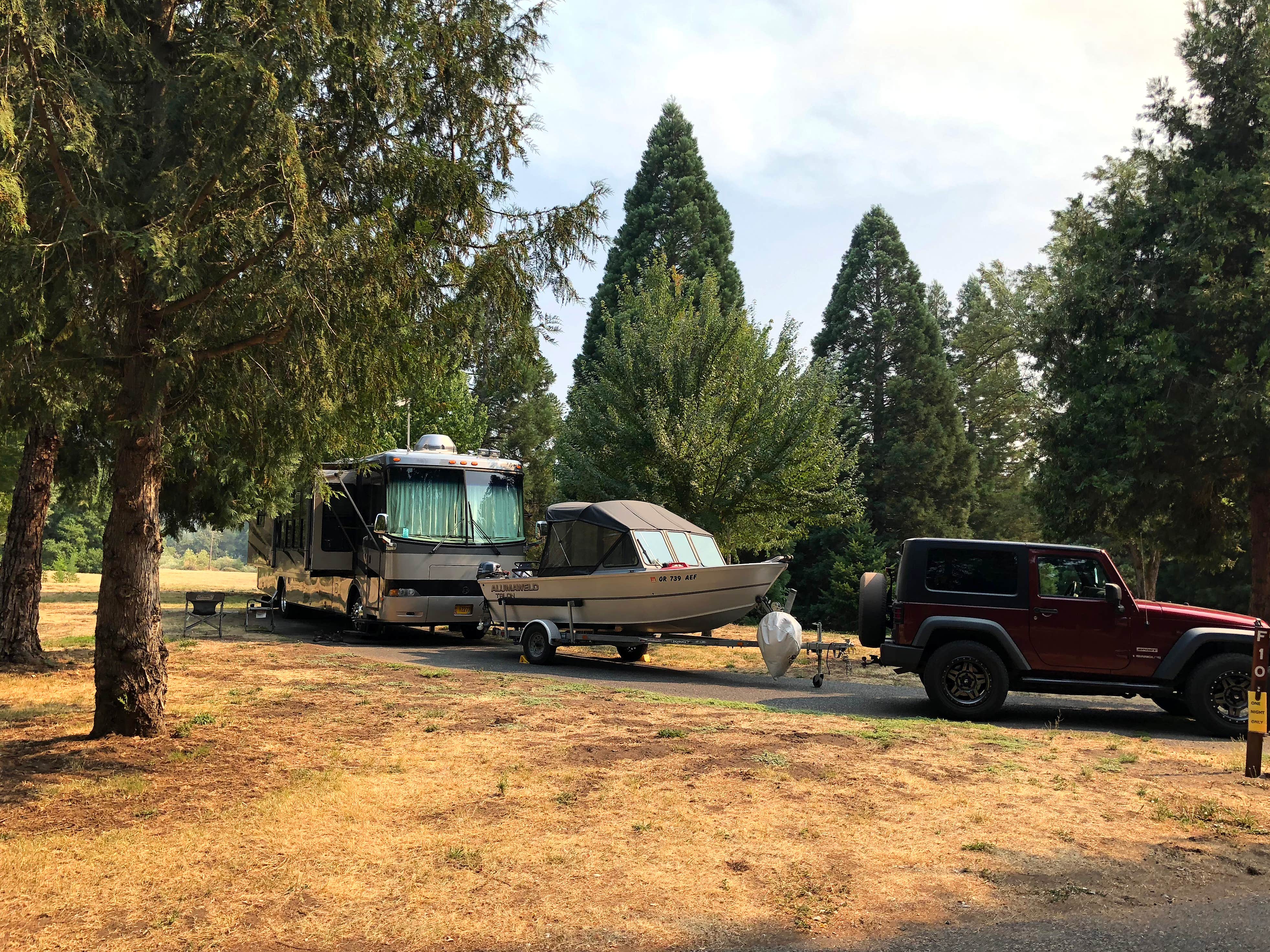 Corinna B.'s photo of rv camping at Valley of the Rogue State Park Campground near Williams, OR