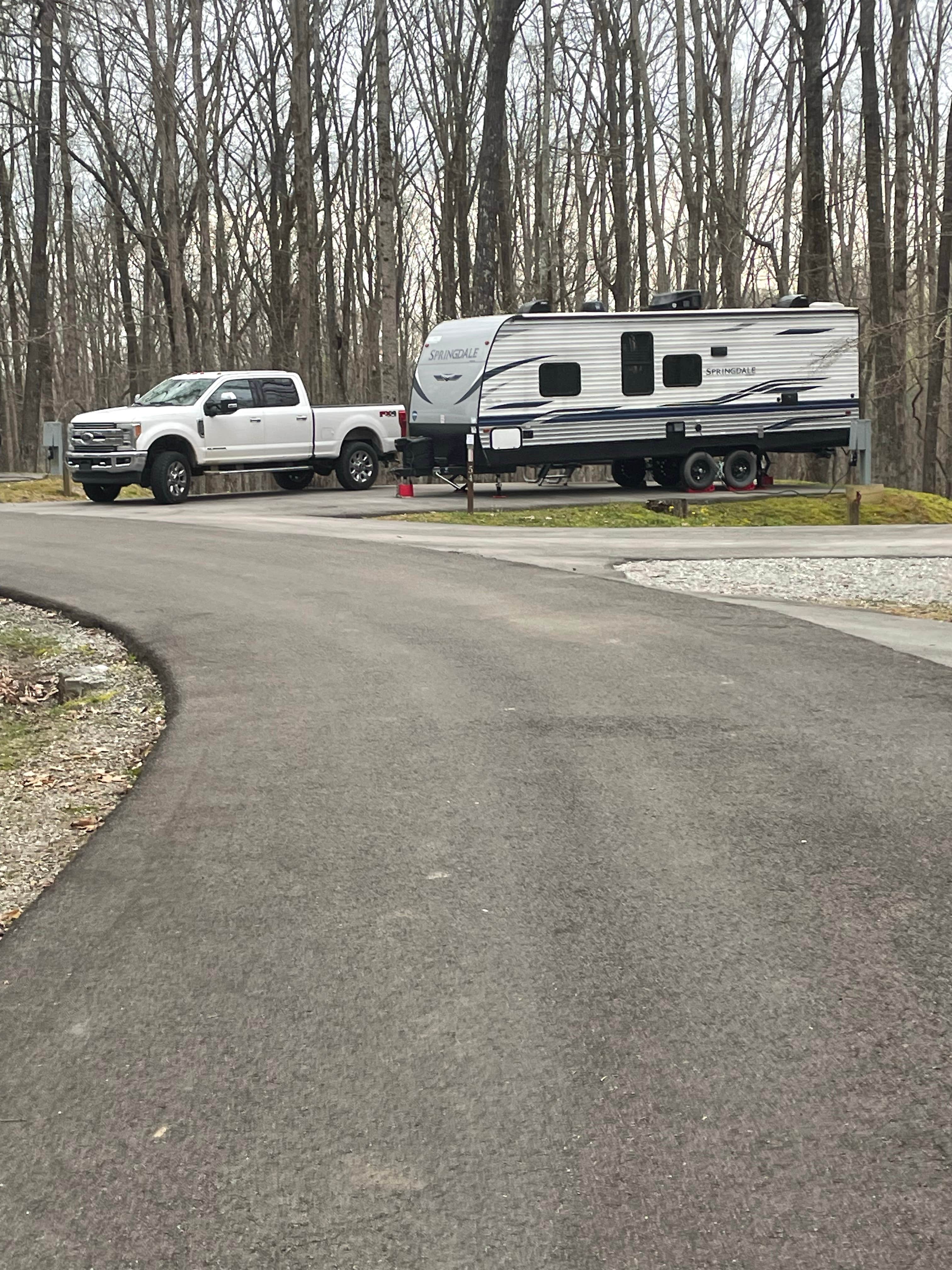 Tiffany C.'s photo of rv camping at David Crockett State Park Campground near Mount Pleasant, TN