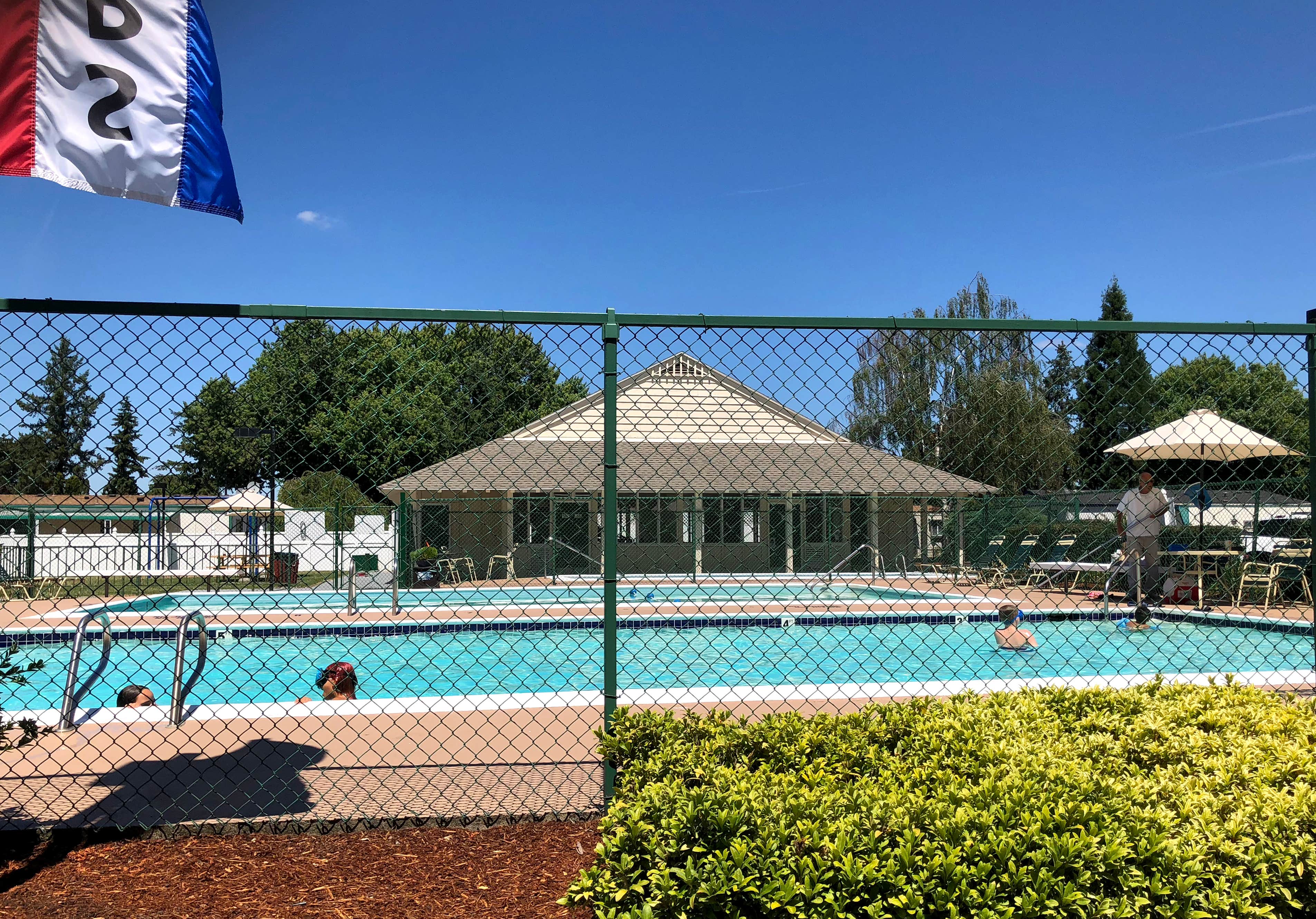 Three pools all in a row