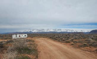 Noah E.'s photo of a dispersed camping area at LaVerkin Overlook Road Dispersed near Leeds, UT