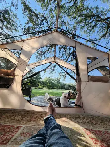 Camper-submitted photo at Dot's Spots near Wimberley, TX