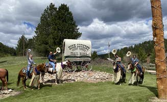 High C.'s photo of camping with a horse at High Country Guest Ranch near Rapid City, SD
