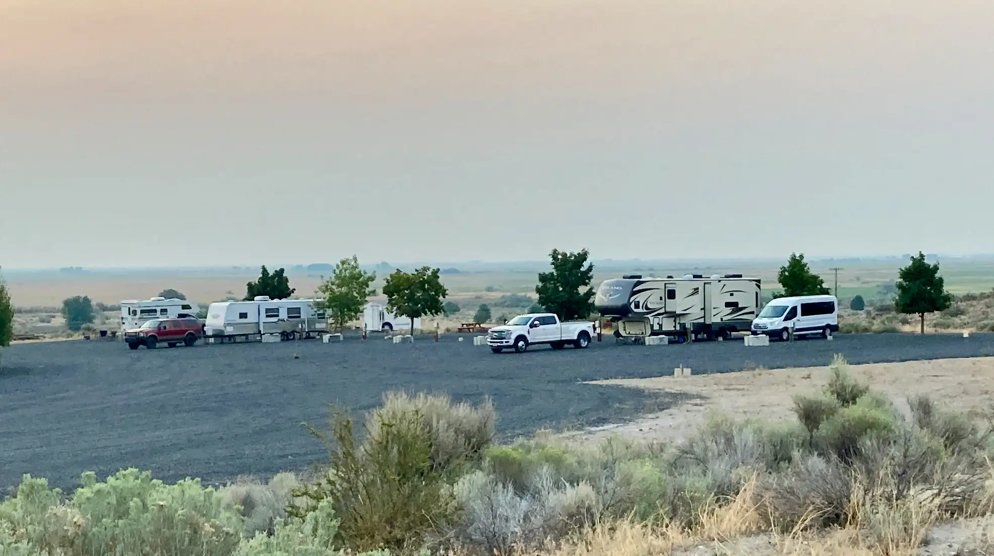 Camper-submitted photo at Bosch's Big Bear RV Park near Burns, OR