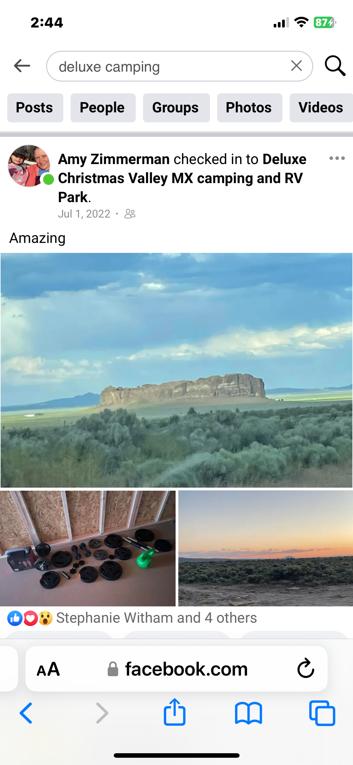 Camper-submitted photo at Christmas Valley Camping and RV Park near Christmas Valley, OR