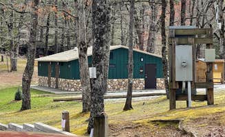 Brett D.'s photo of a cabin at Amicalola Falls State Park Camping near Cherry Log, GA