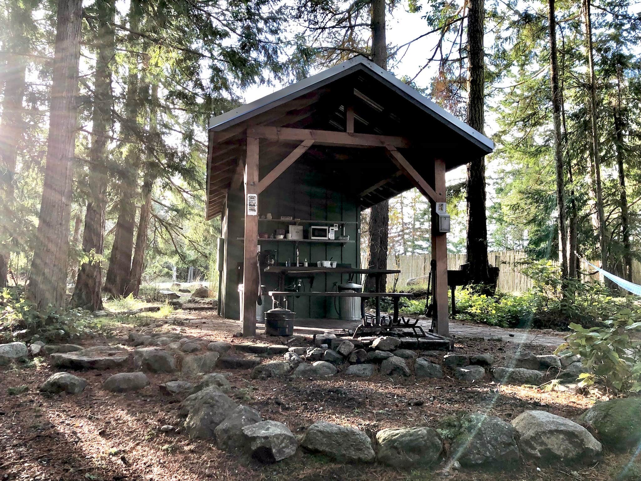 Lopez Farm C.'s photo of glamping accommodations at Lopez Farm Cottages & Tent Camping near Keystone Harbor
