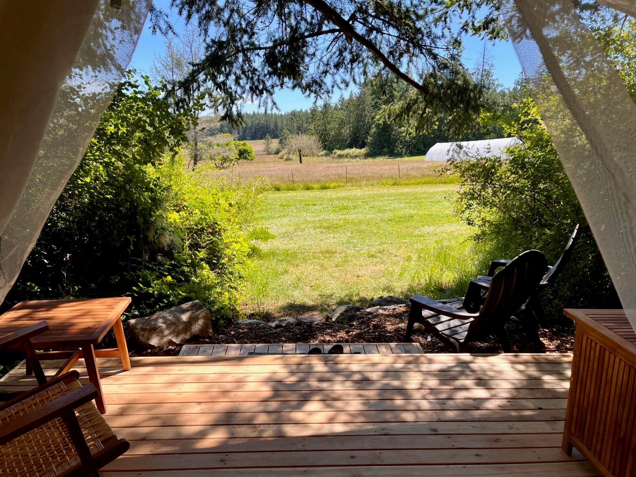 Camper-submitted photo at Lopez Farm Cottages & Tent Camping near Lopez Island, WA