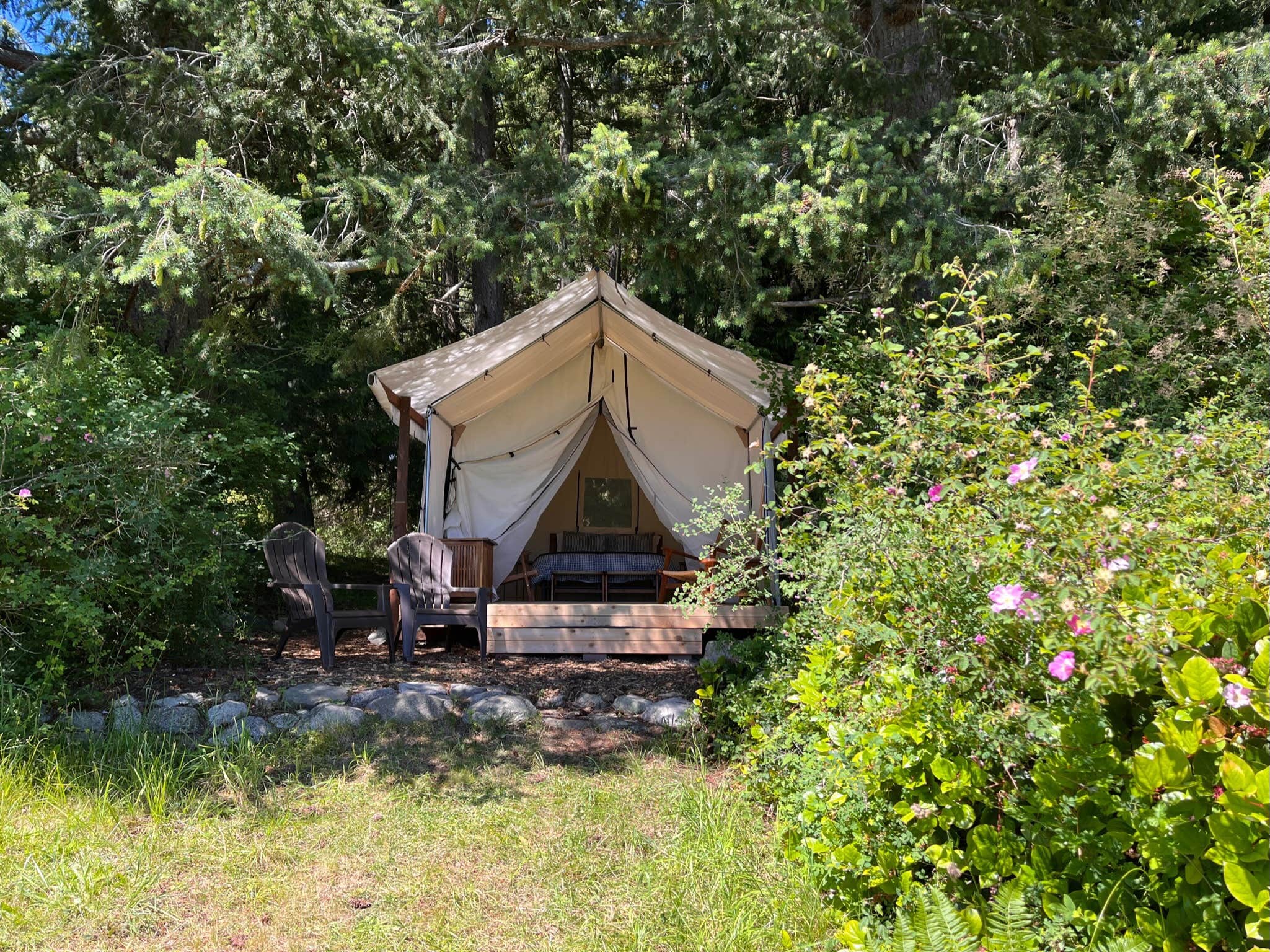 Camper-submitted photo at Lopez Farm Cottages & Tent Camping near Lopez Island, WA