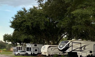 Camping near Haw Creek Preserve State Park Dispersed: Cherry Blossom RV Resort, Crescent City, Florida