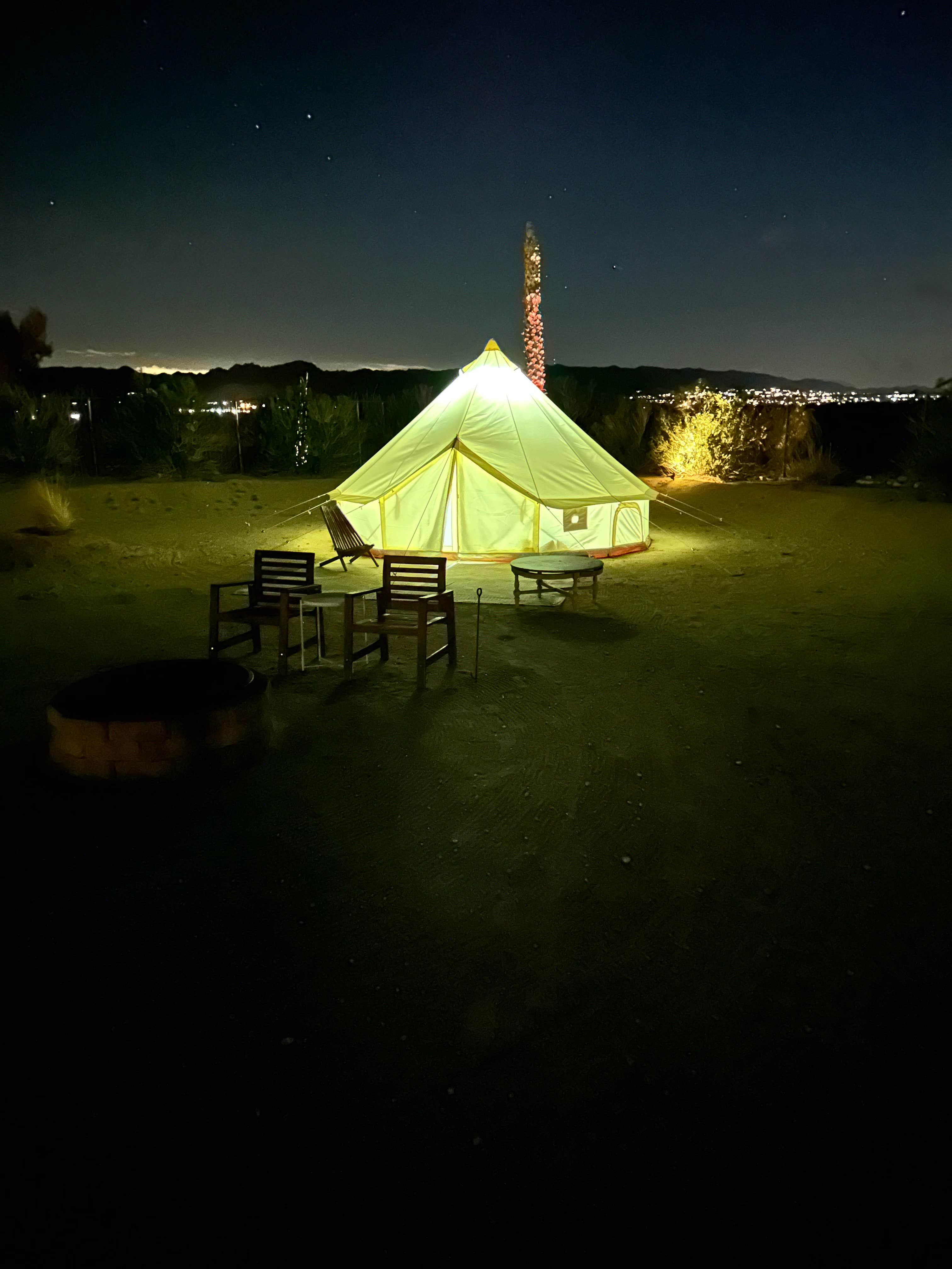 Brandon B.'s photo at Electric Yurt with Cowboy Pool near Yucca Valley, CA