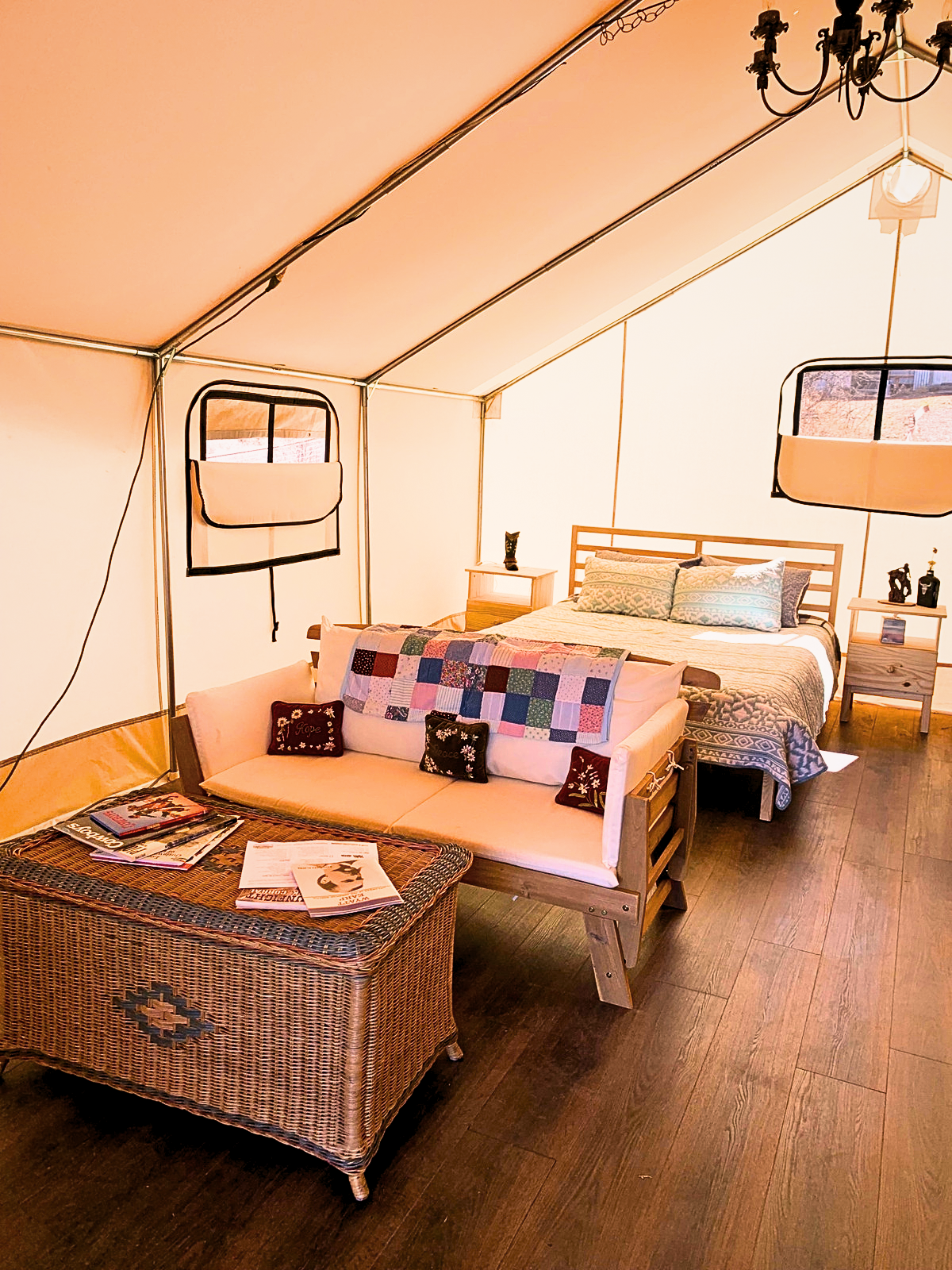 Branch Out Glamping's photo of glamping accommodations at Silver Spur near Dragoon, AZ