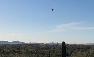 Tamra J.'s photo of a dispersed camping area at Dispersed Camping off hwy 74 near Phoenix, AZ