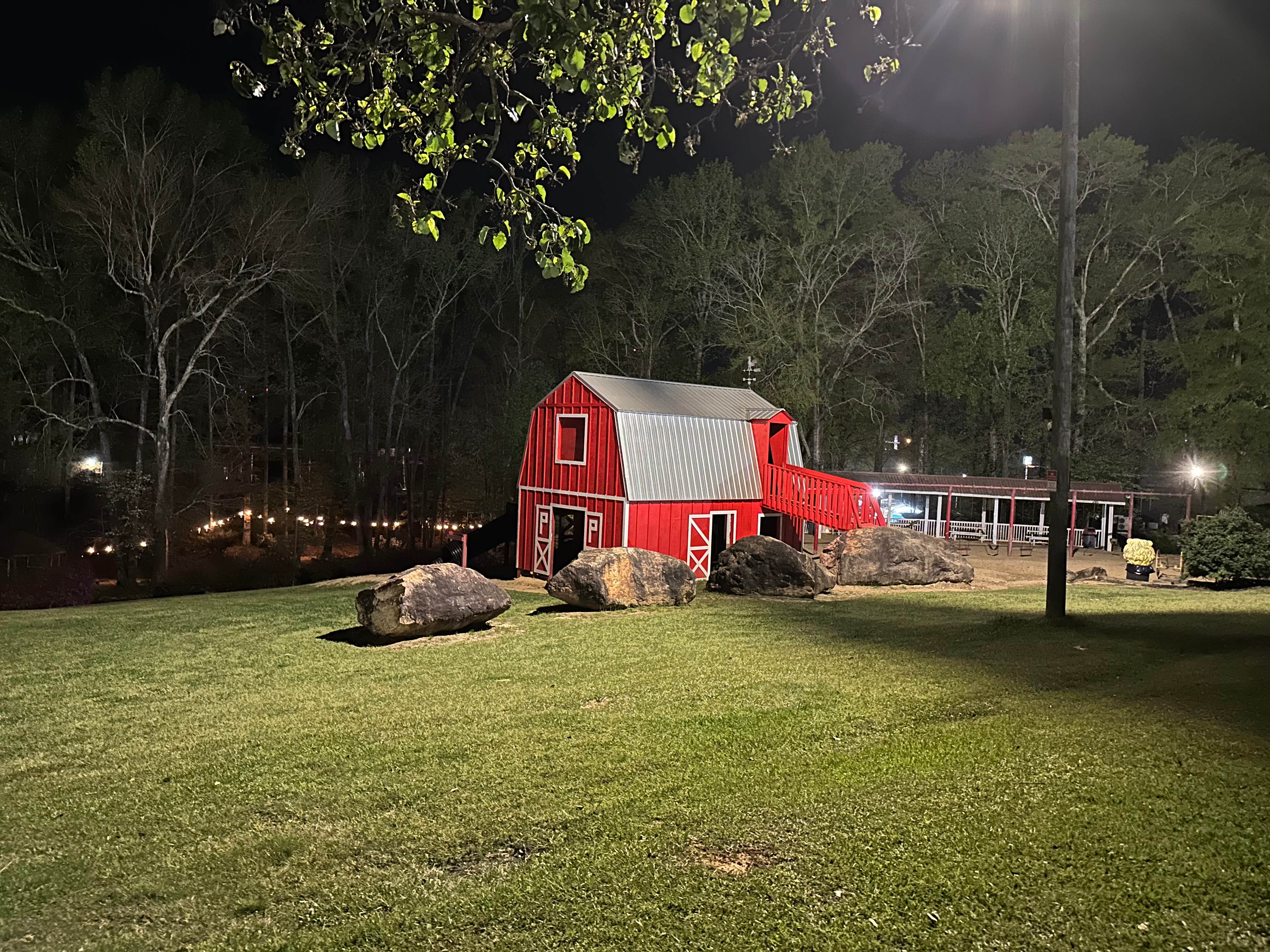 Beth R.'s photo of camping with pets at Peach Park RV Park near Marbury, AL