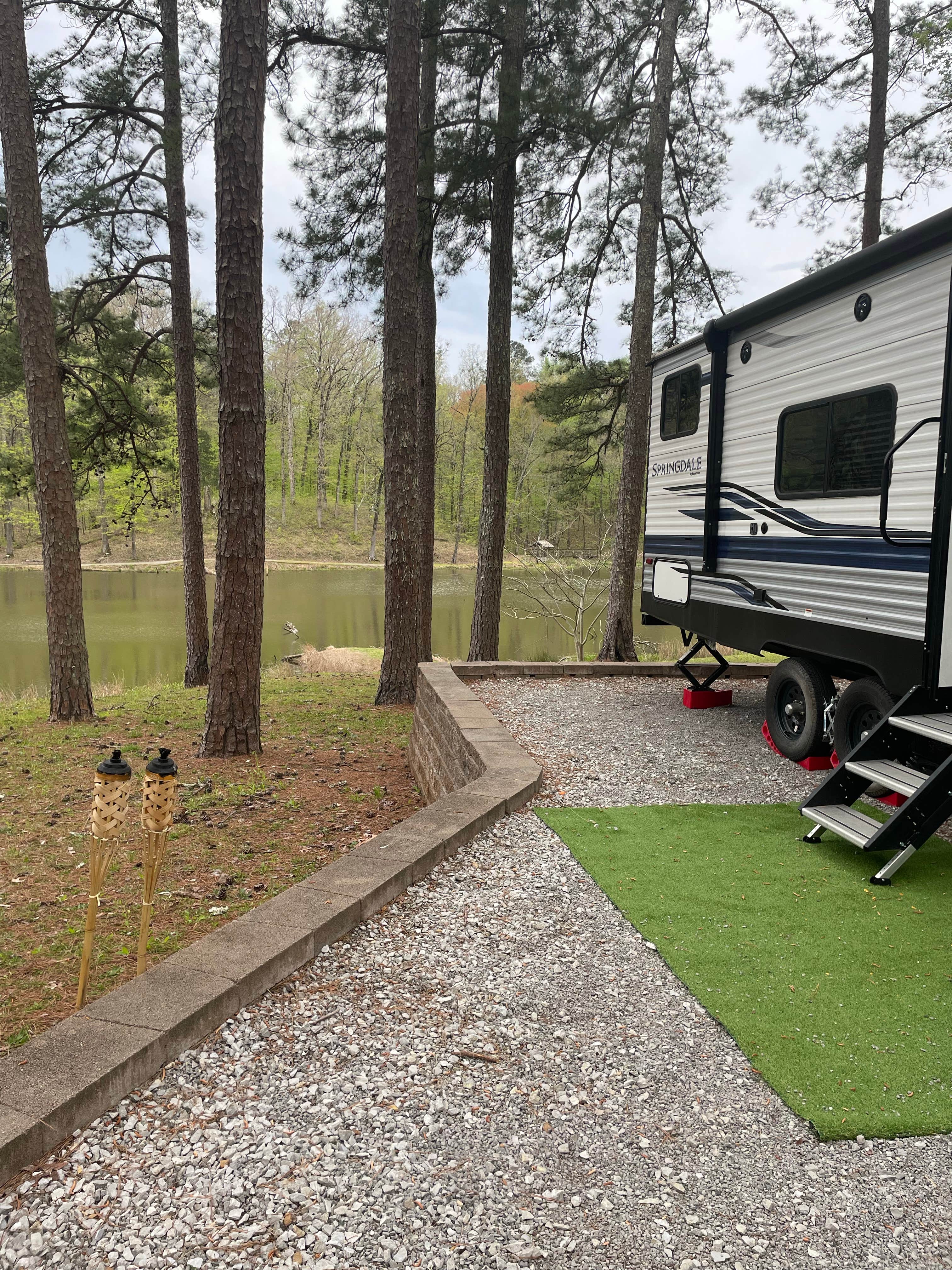 Tiffany C.'s photo of rv camping at Choctaw Lake near Thomastown, MS