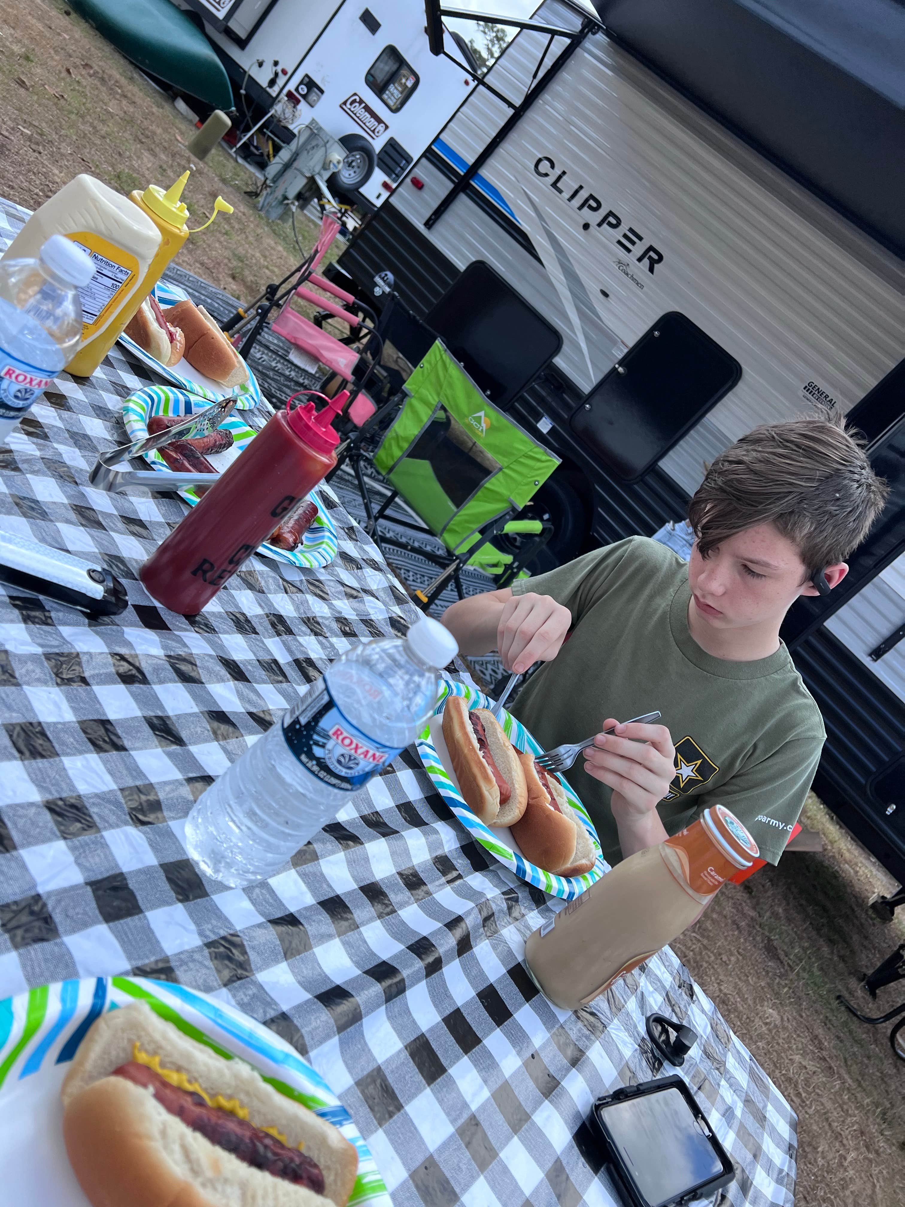 Jennifer S.'s photo of camping with pets at Sun N Fun RV Resort near Englewood, FL