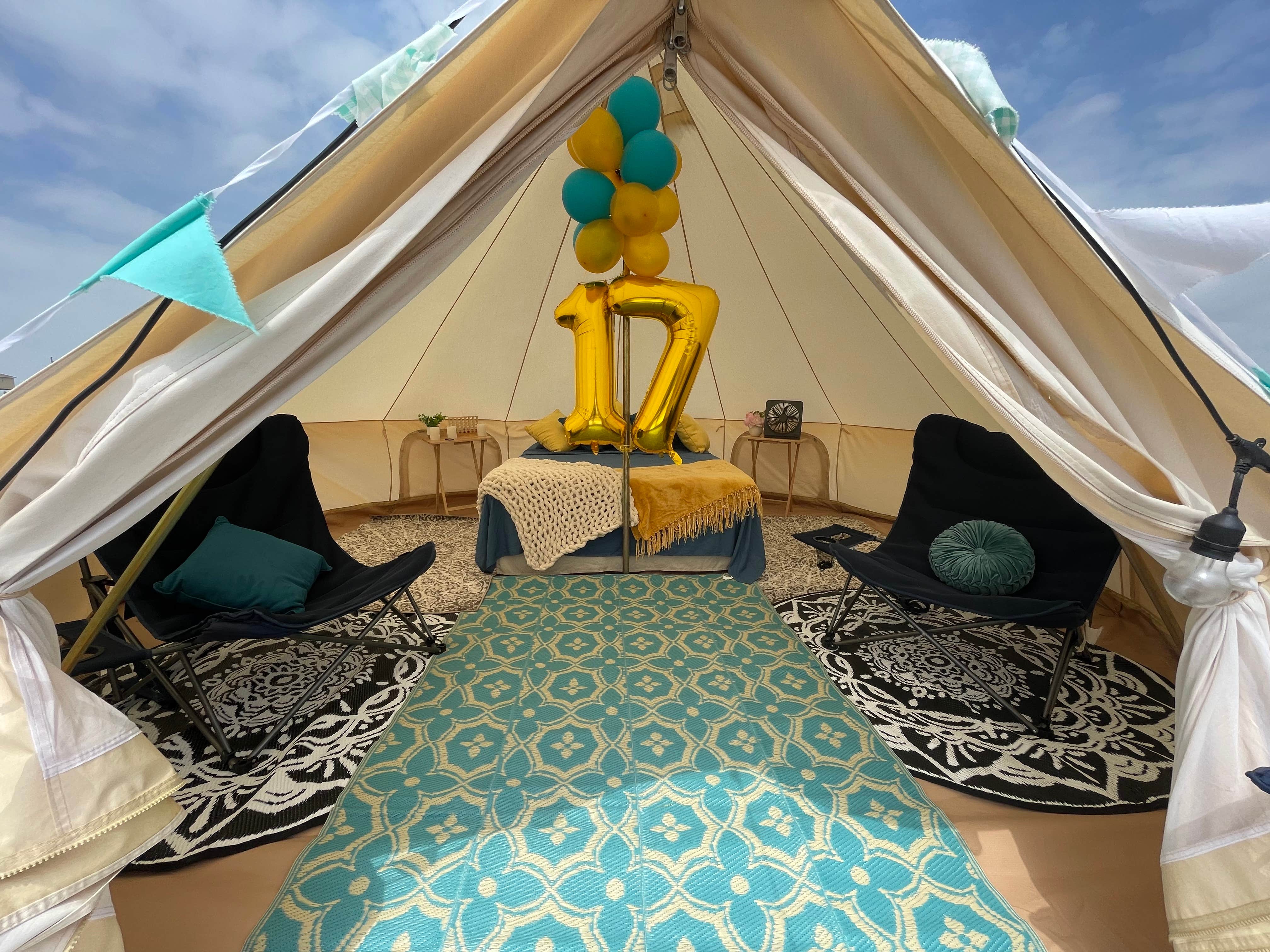 Camper-submitted photo at Glamping Yurts on Crystal Beach near Sabine Pass, TX