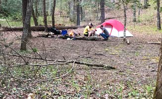 Joshua G.'s photo of tent camping at Raven Cliff Falls near Jefferson, GA