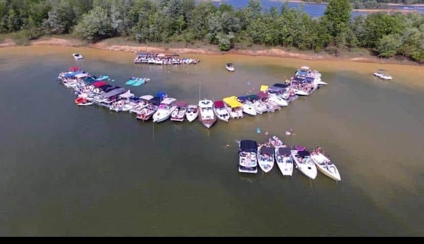 Camper-submitted photo at Rough River Lakefront RV Spot w/ Private Boat Dock near Falls of Rough, KY
