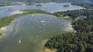 Camper-submitted photo at Rough River Lakefront RV Spot w/ Private Boat Dock near Falls of Rough, KY