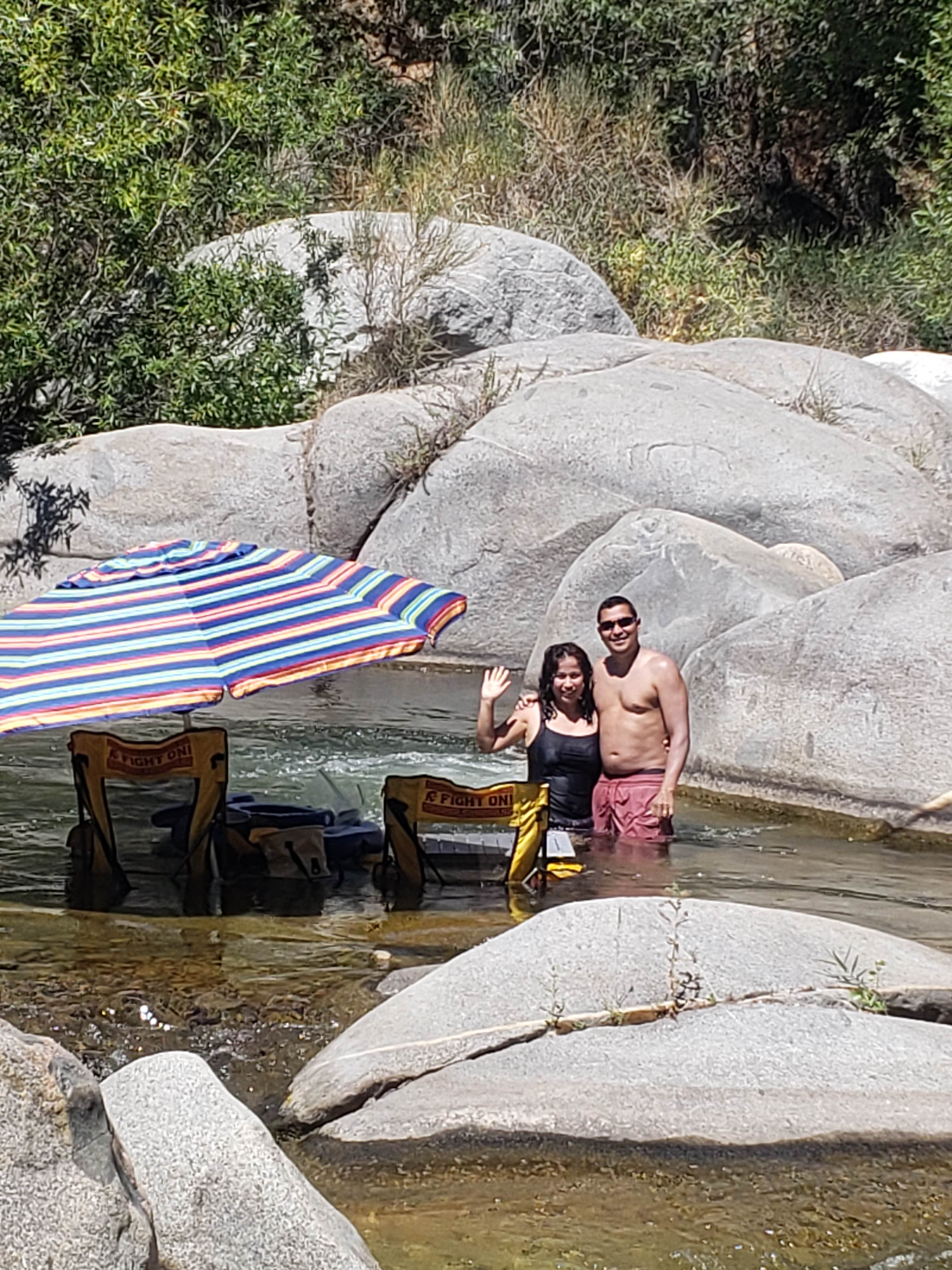 Camper-submitted photo at Camp or Glamp along the Tule River next to the Giant Sequoia National Monument near Porterville, CA