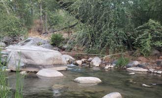 Camping near Park Village Community: Camp or Glamp along the Tule River next to the Giant Sequoia National Monument, Springville, California