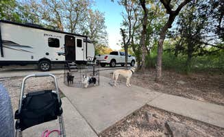 Maggie C.'s photo of rv camping at Live Oak — Lake Mineral Wells State Park near Graford, TX