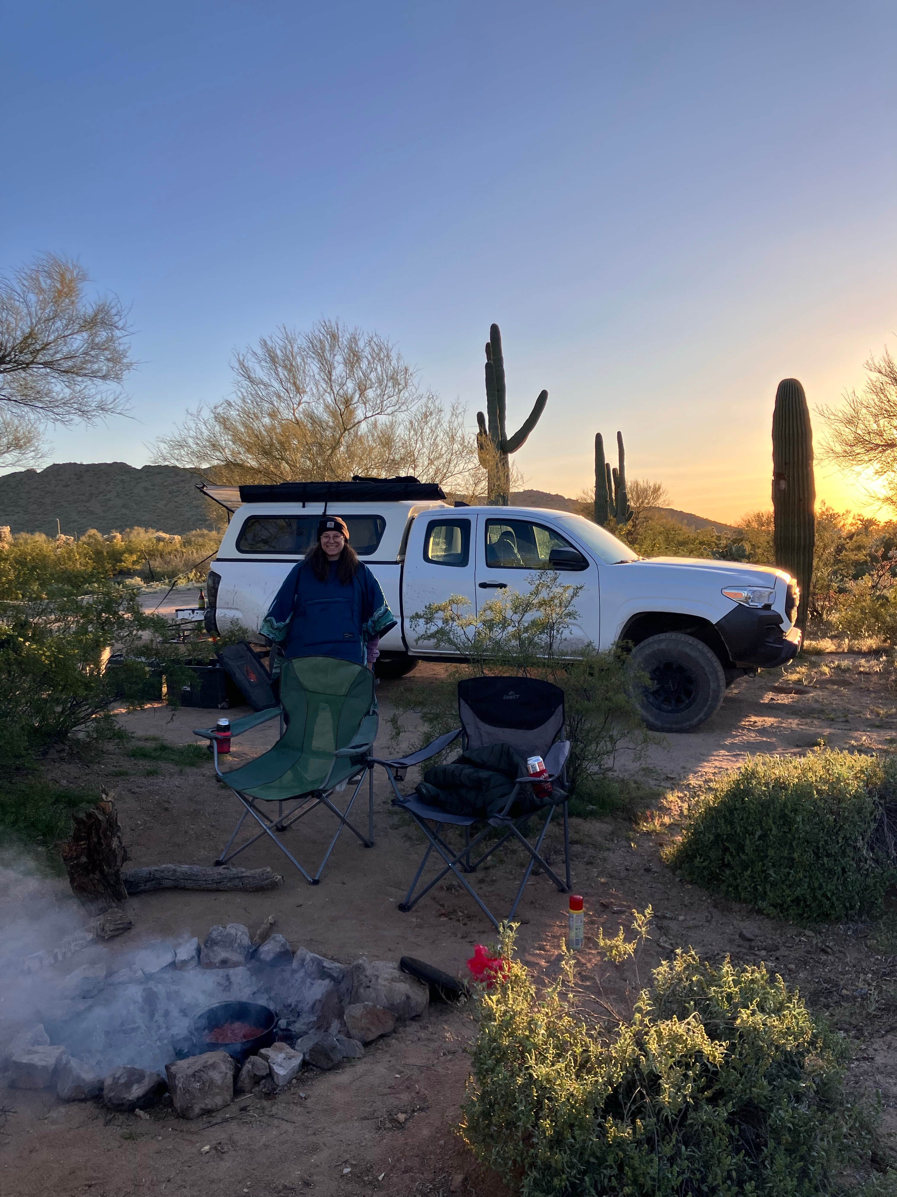 Sierra N.'s photo at Cactus Forest Dispersed Site near Catalina, AZ