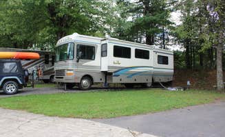 Bounding Around's photo of rv camping at Asheville's Bear Creek RV Park & Campground near Hendersonville, NC
