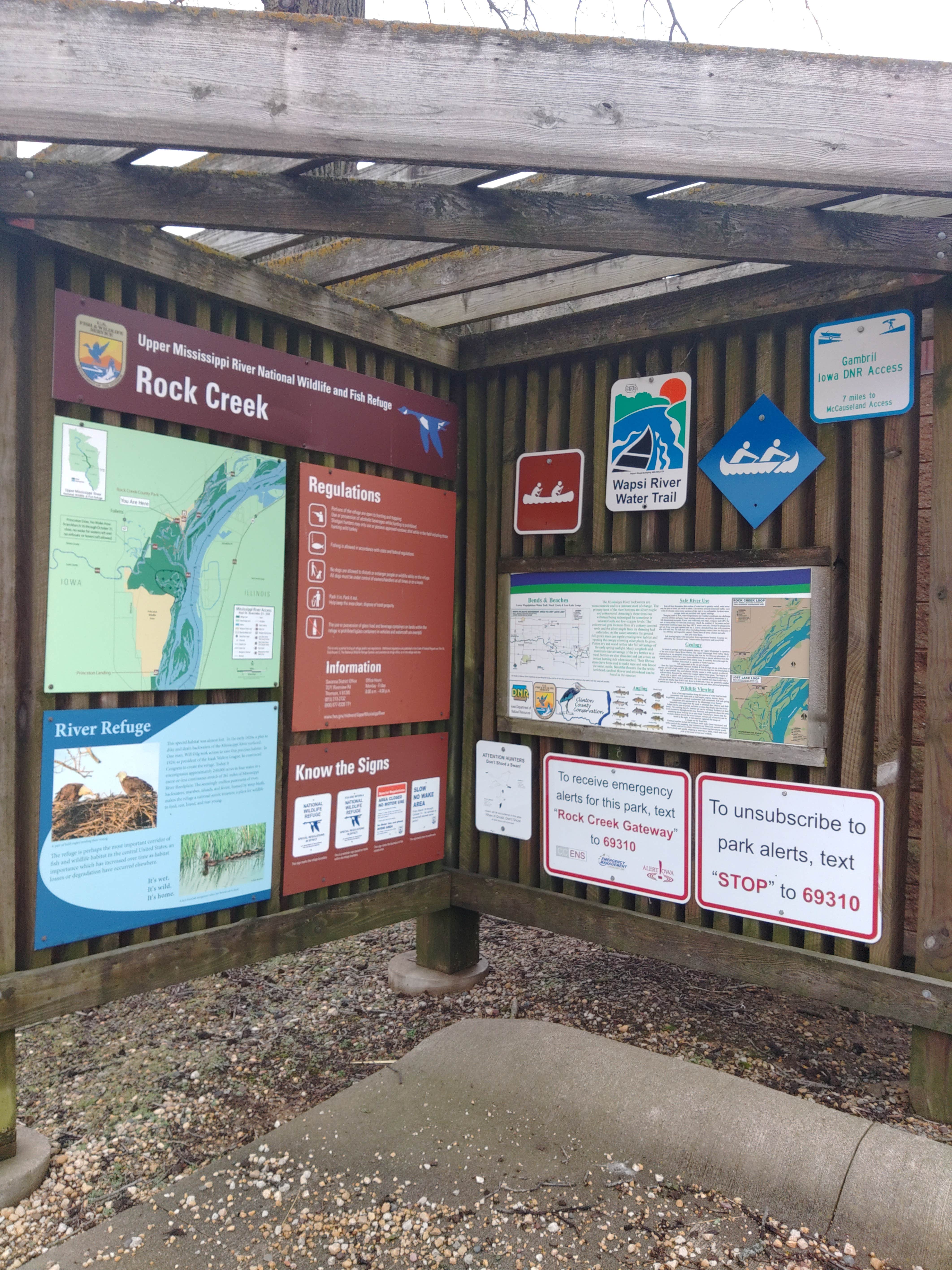 Camper-submitted photo at Rock Creek County Marina and Campground near Oxford Junction, IA